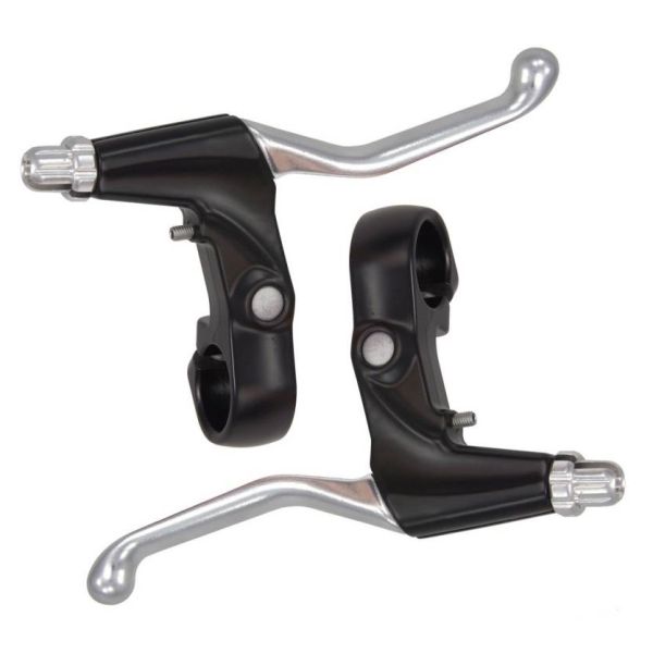 Saccon Brake Handle Set 3 Finger - Silver Black