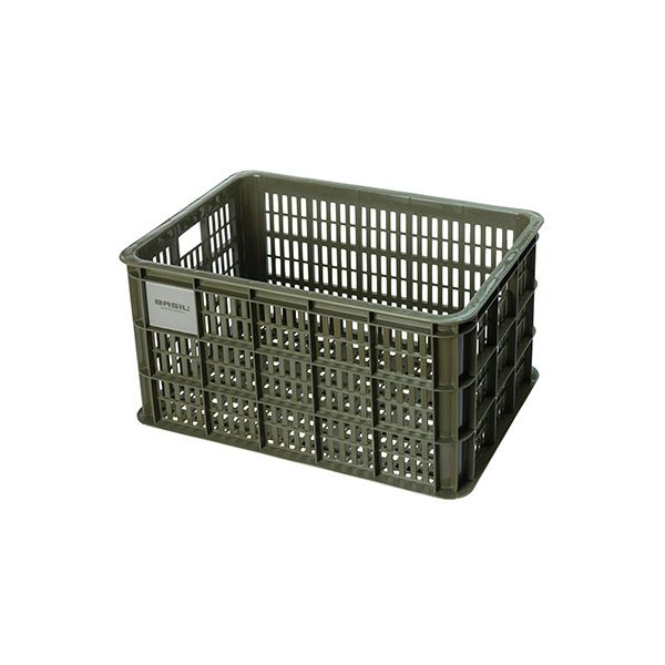 Basilikum fietskrat l - stor - 40 liter - grøn