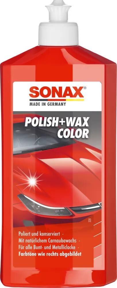 Sonax autopolitur polish voksfarve nanopro farve polish + vokssten
