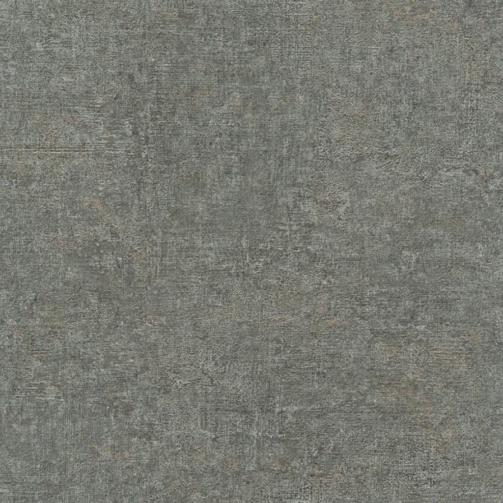 North Wall Wallpaper Vintage Deluxe Stucco Look Gray