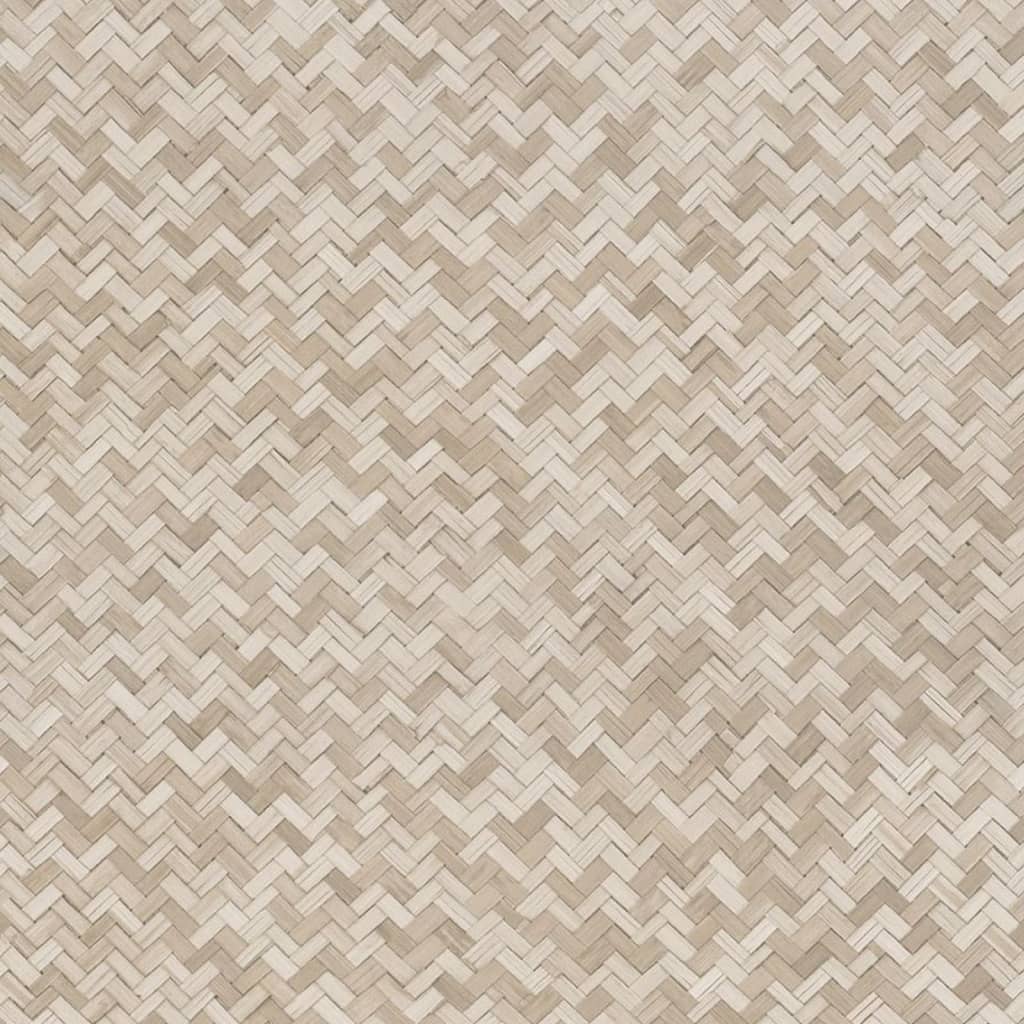 North Wall Wallpaper Botanica Rattan Wickerwork Brown og Beige