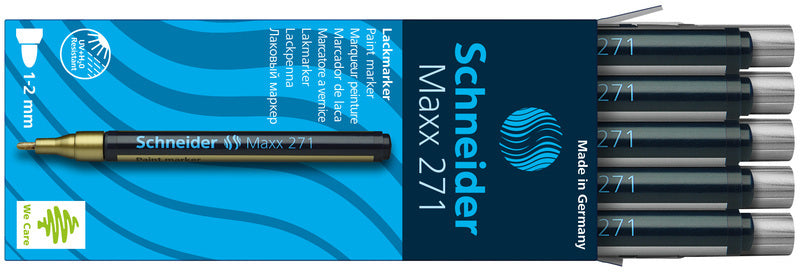 Schneider malertusch maxx 271 1-2mm sølv 10 stk