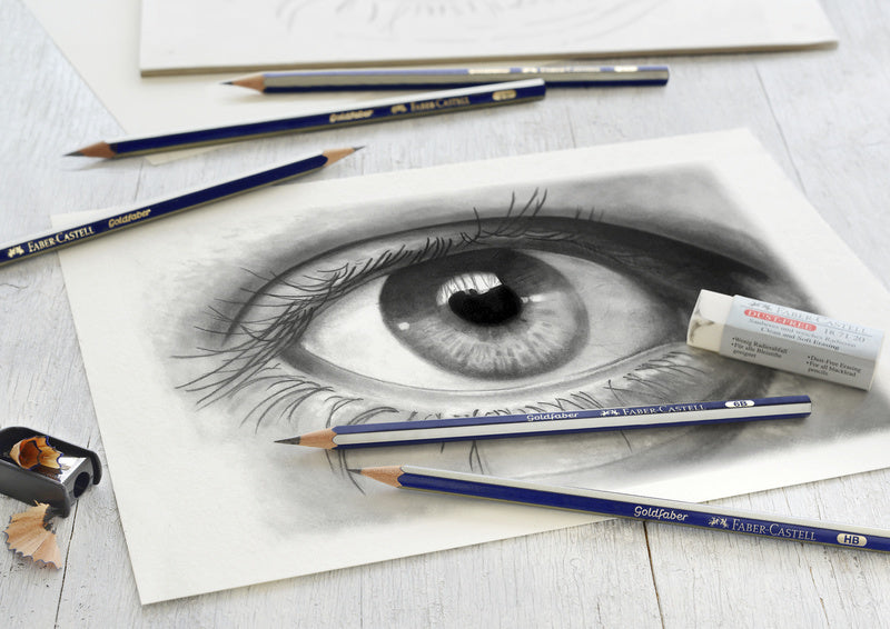 Faber castell fc-114000 grafit sæt faber-castell goldfaber 8-delt