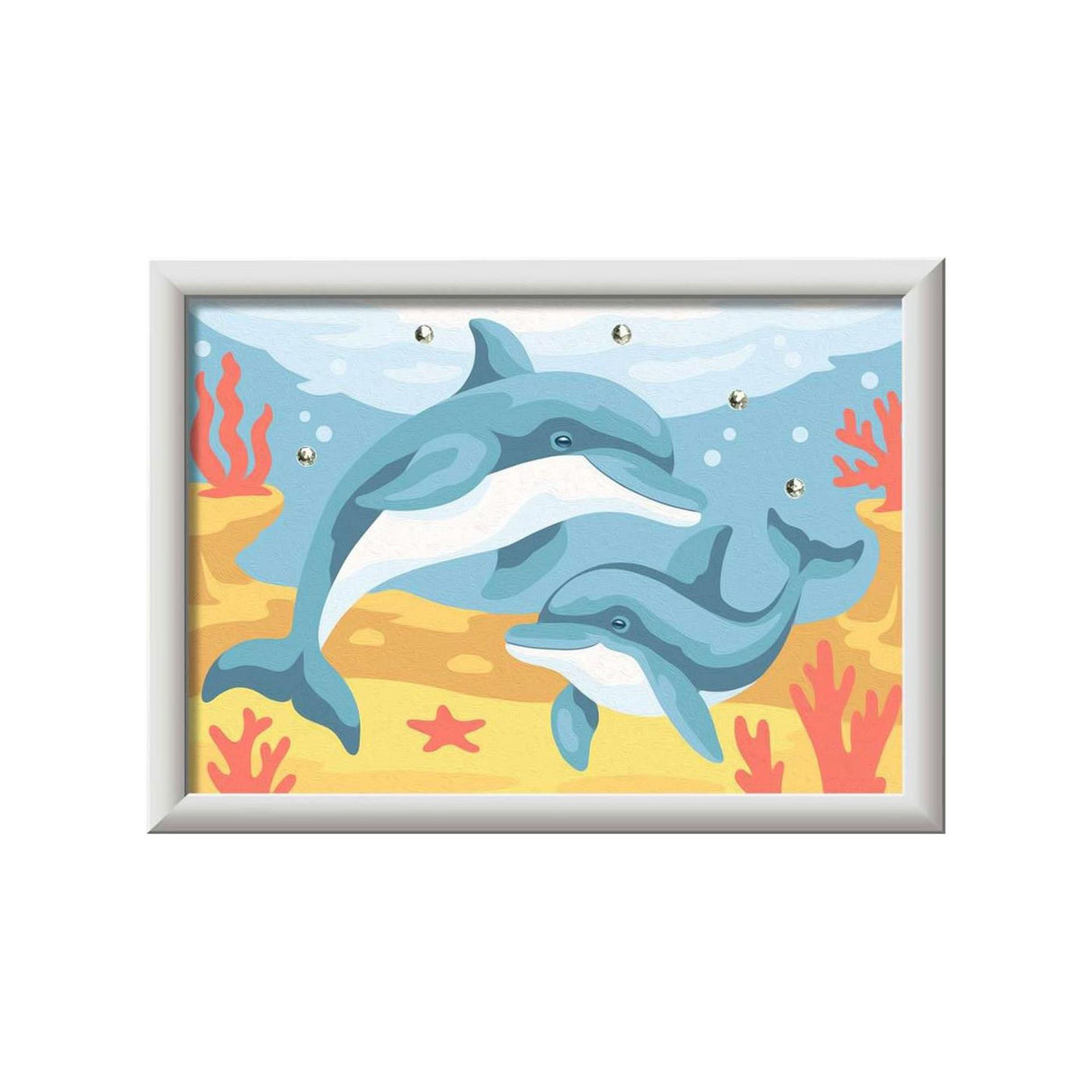 Ravensburger – creart: springende delfin – mal efter tal