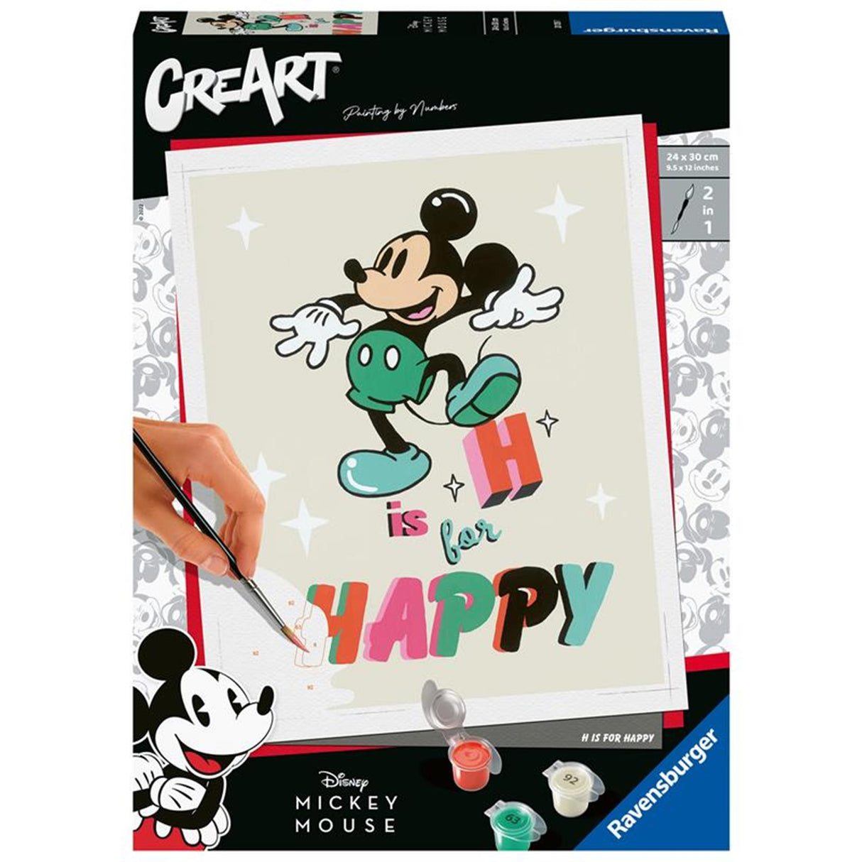 Ravensburger creart maling efter nummer - h er til glad mickey mouse