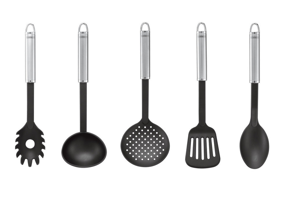 Leifheit sterling grøntsagsske serveringsske nylon - rustfrit stål - sort