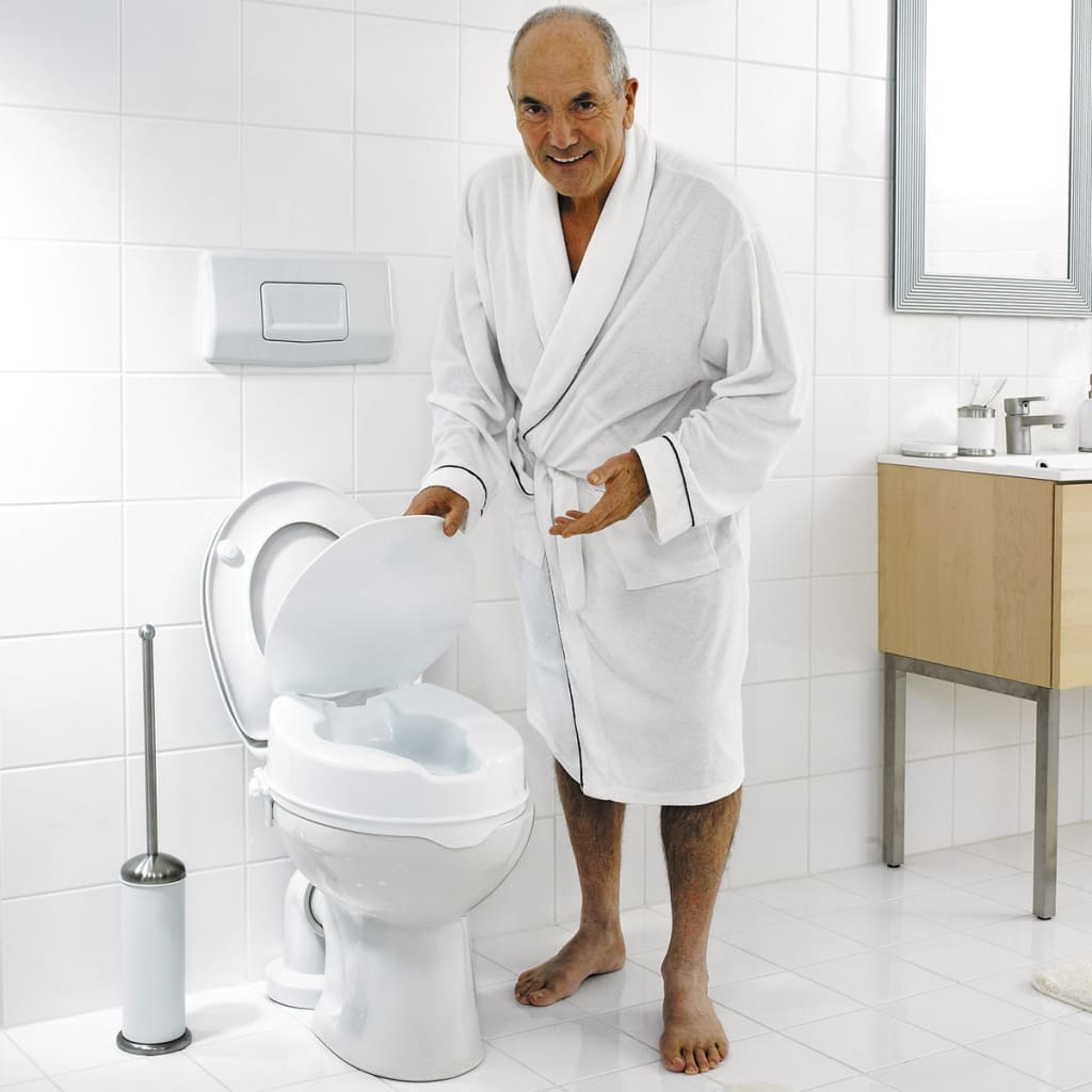 Ridder toiletstol med låg 150 kg hvid A0071001