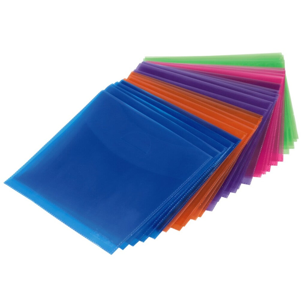 Hama CD DVD Blu-ray PP ærmer 100-pak multifarve