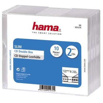 Hama CD slim bobleæske 10 stk
