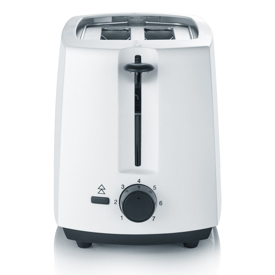 Severin brødrister med krummebakke 700w hvid
