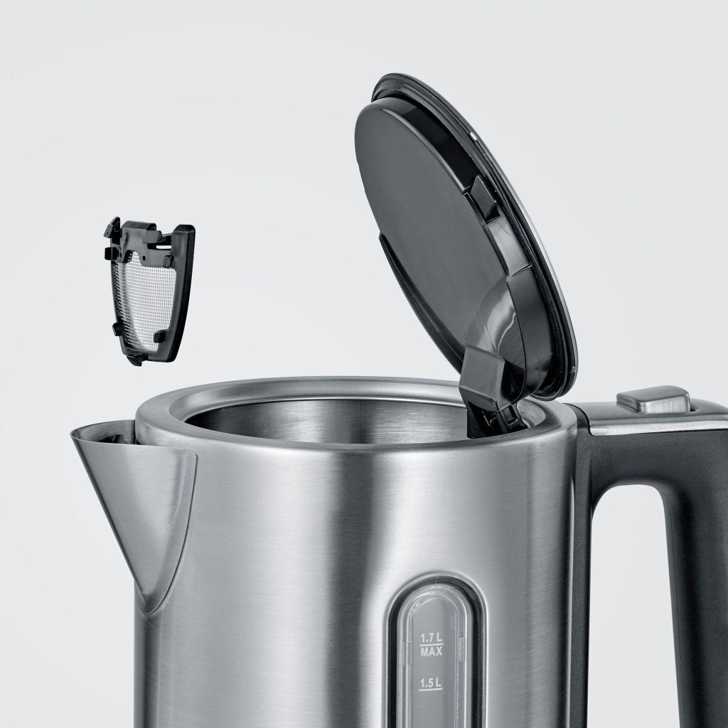 Severin wk3418 elkedel 1,7l 3000w rustfrit stål sort
