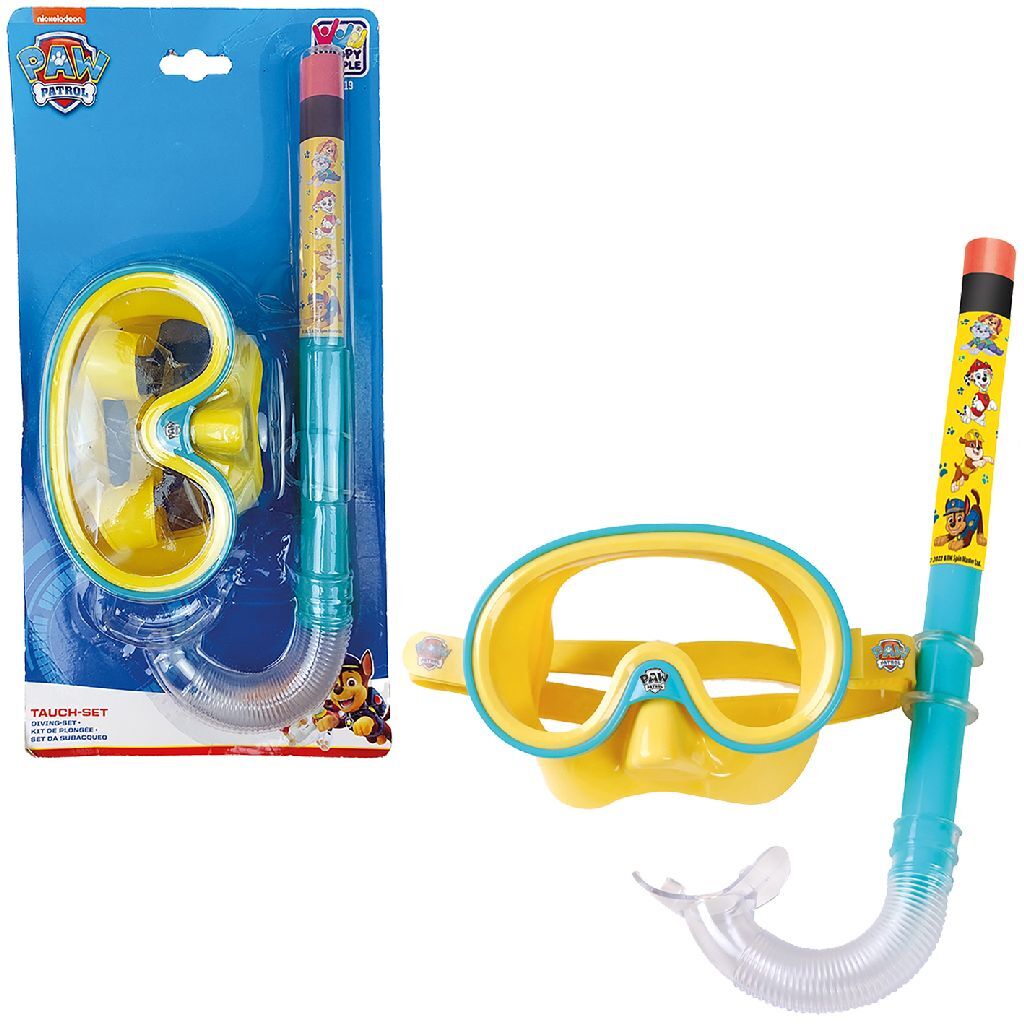 Paw patrol børnesnorkelsæt blågul