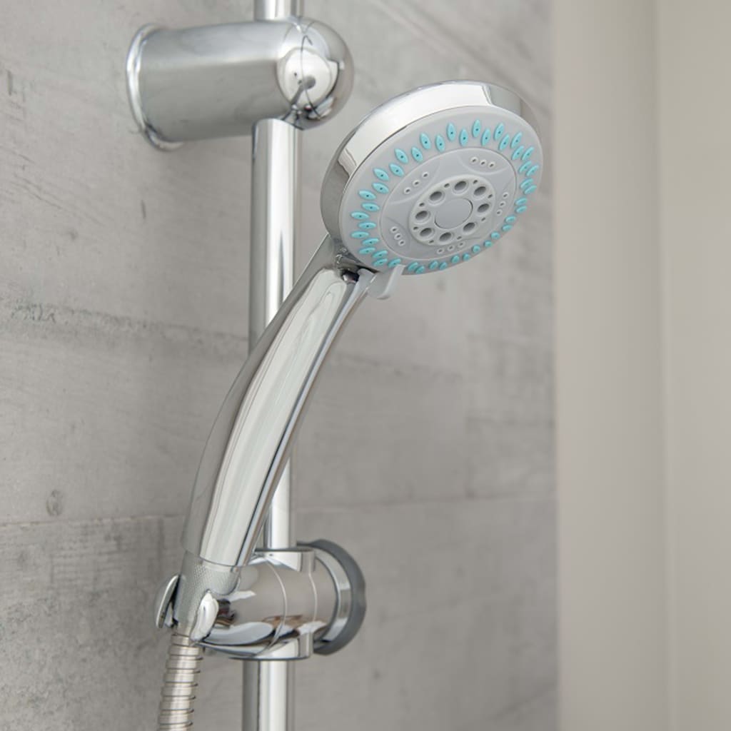 Schütete Schüte Rain Shower Set med LED-belysning Galaxis Chrome-farvet