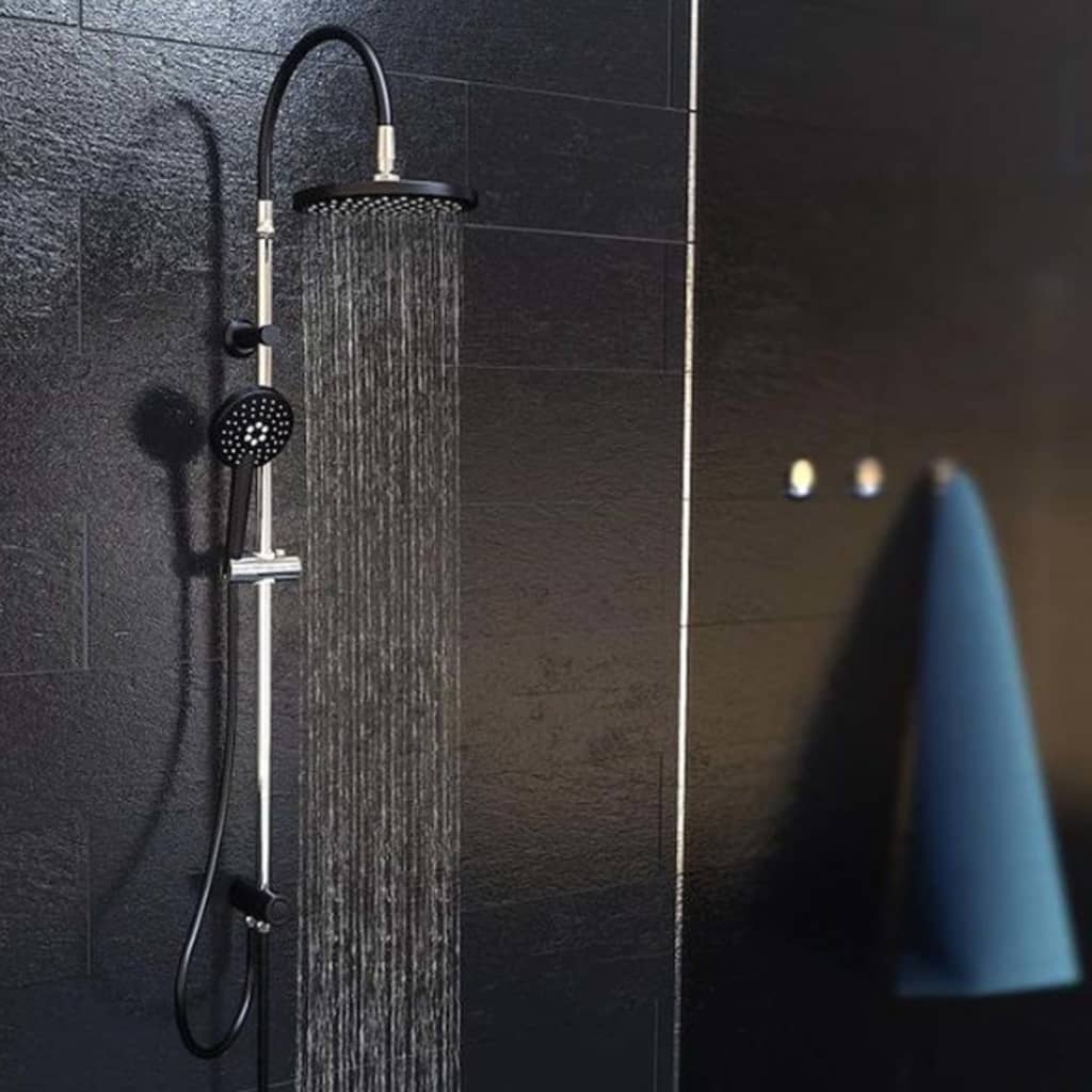 Schüte Rain Shower Set Matao Rain Chrome-Colored Matte sort