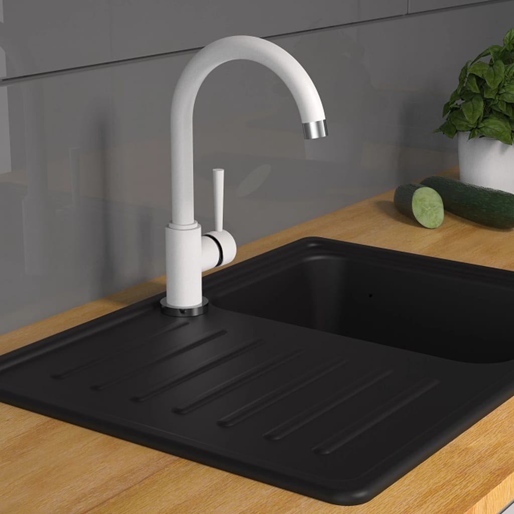 Schüte Schütete One -Button Mixer med rund tud Cornwall White