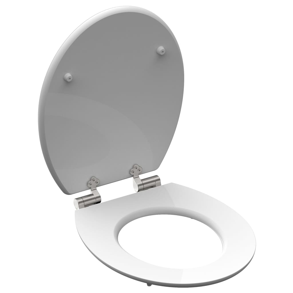 Schüte schüte toiletglas med blød tæt pole side MDF højglans