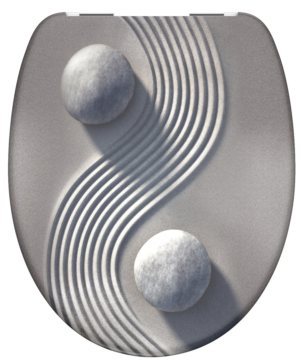 Schutte duroplast toiletsæde yin yang med soft-close 82152