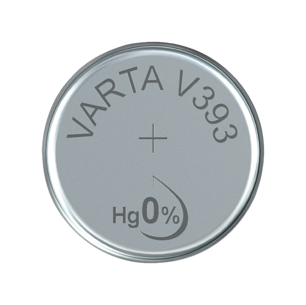 Varta v393 knapcelle batteri sølv