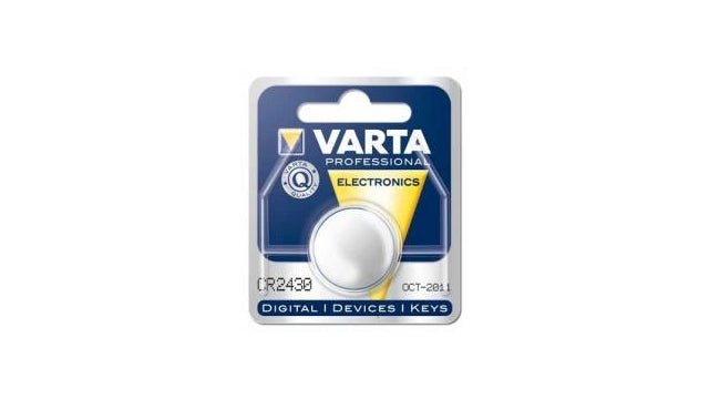 Varta batteri møntcelle cr2430 lithium 3v 1 blister