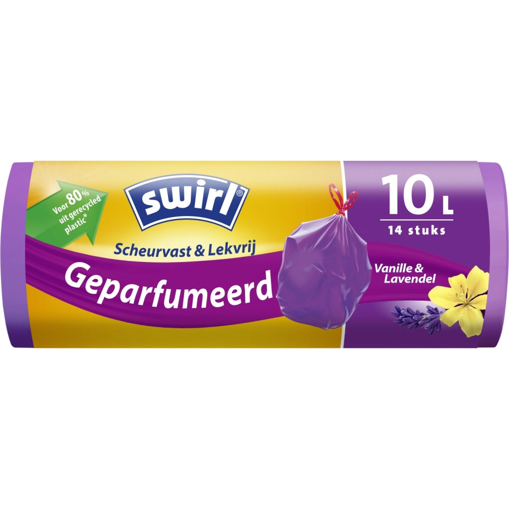 Swirl skraldepose 10 l vanilje, lavendel