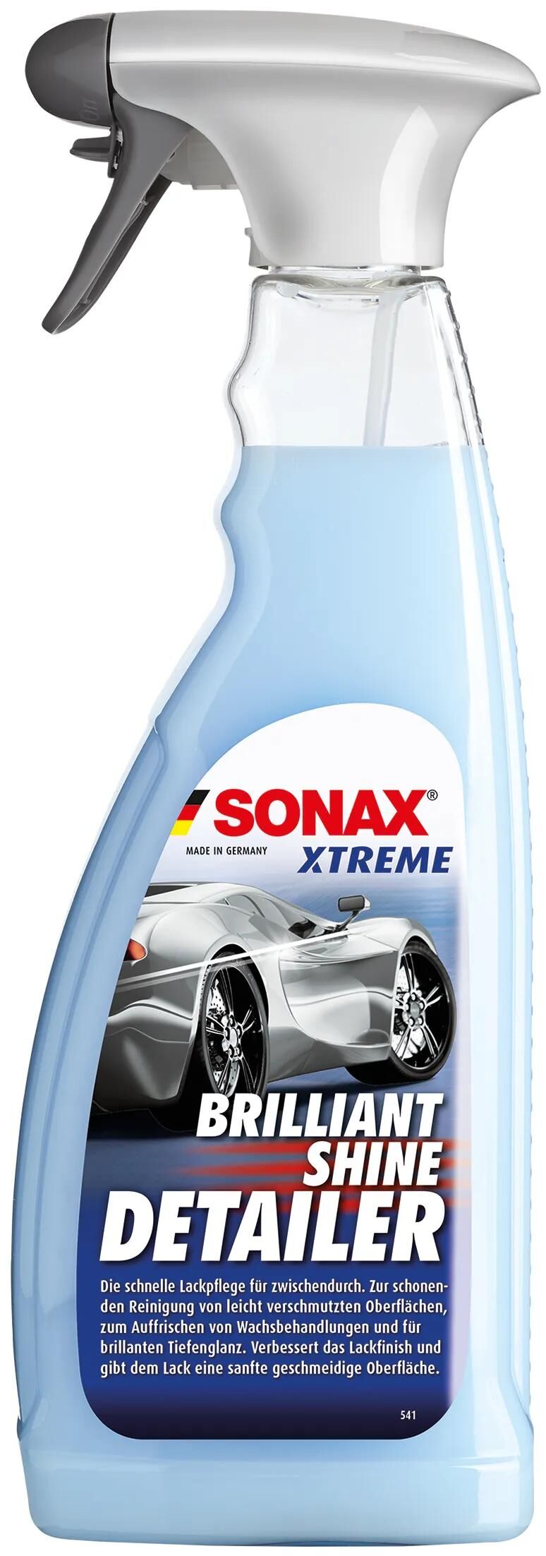 Sonax malingsrens xtreme brillantshine detailer brilliant shine detailer xtreme 750ml