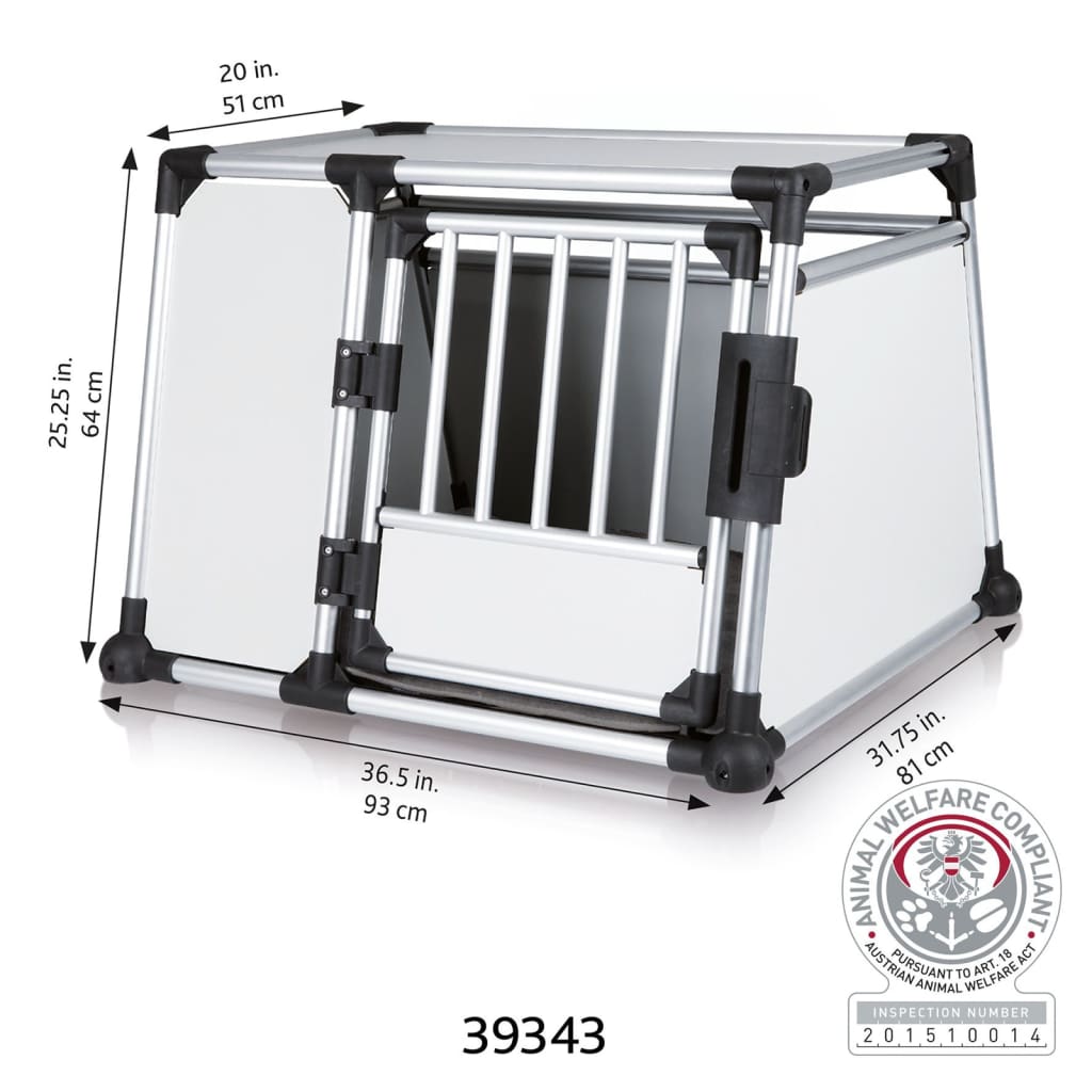 Trixie Transport Bench L Aluminium