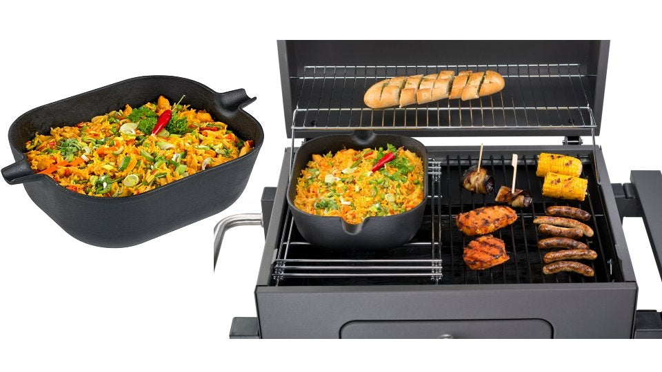 Tepro 8583 wok-indsats i støbejern til 8570 hovedgrillstativ