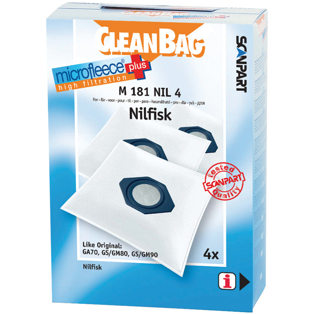 Scanpart microfleece+ støvpose nilfisk ga70-gs80-90