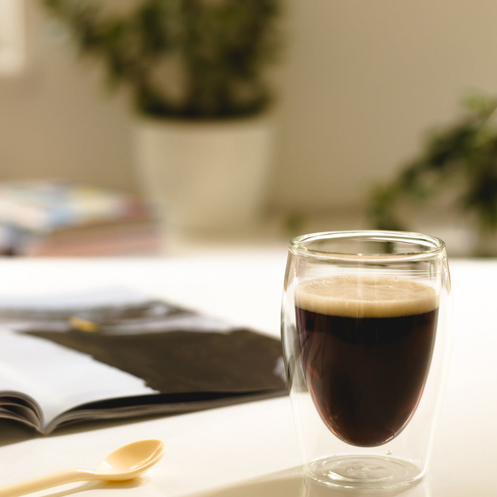 Scanpart dobbeltvæggede kaffeglas 175 ml - kaffe - lungo - dobbeltvæggede kaffeglas - 2 stk.