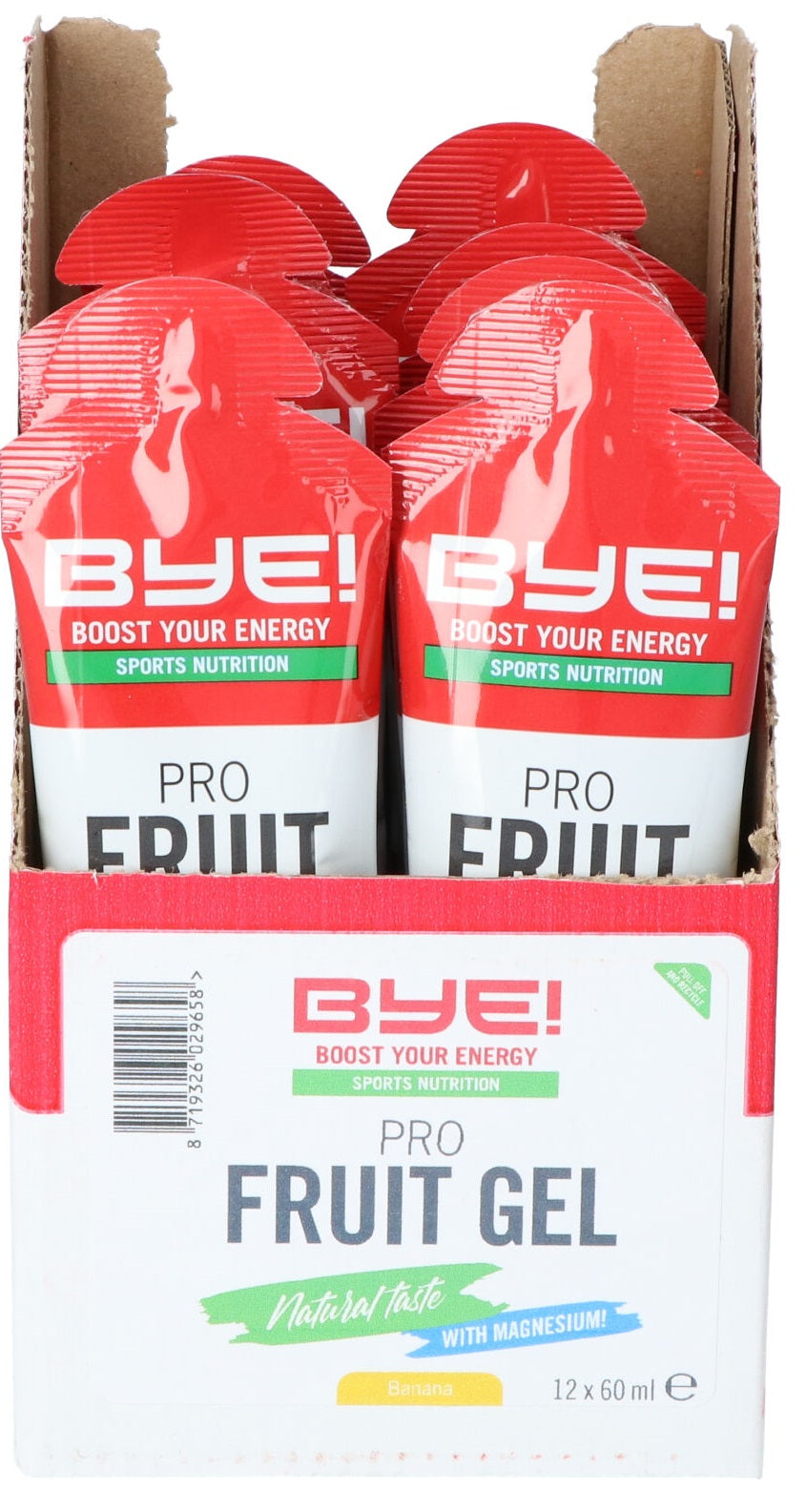 Farvel! Pro Fruit Gel Banana 60 ml (kasse med 12 stykker)