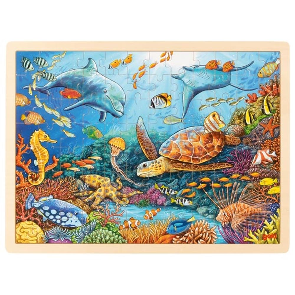 Goki puslespil store barriere reef. 96 dele. 3+