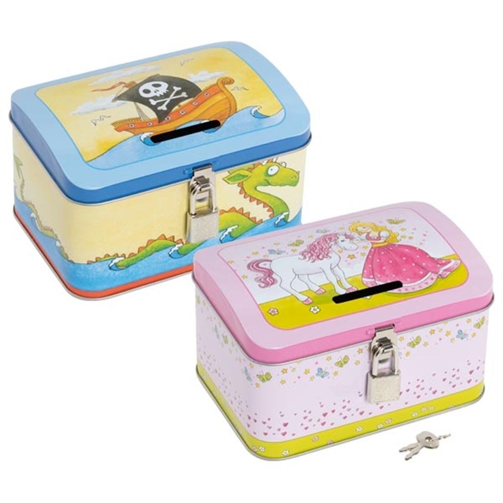 Pengekasse pirat og prinsesse. 14,2x10x8,8