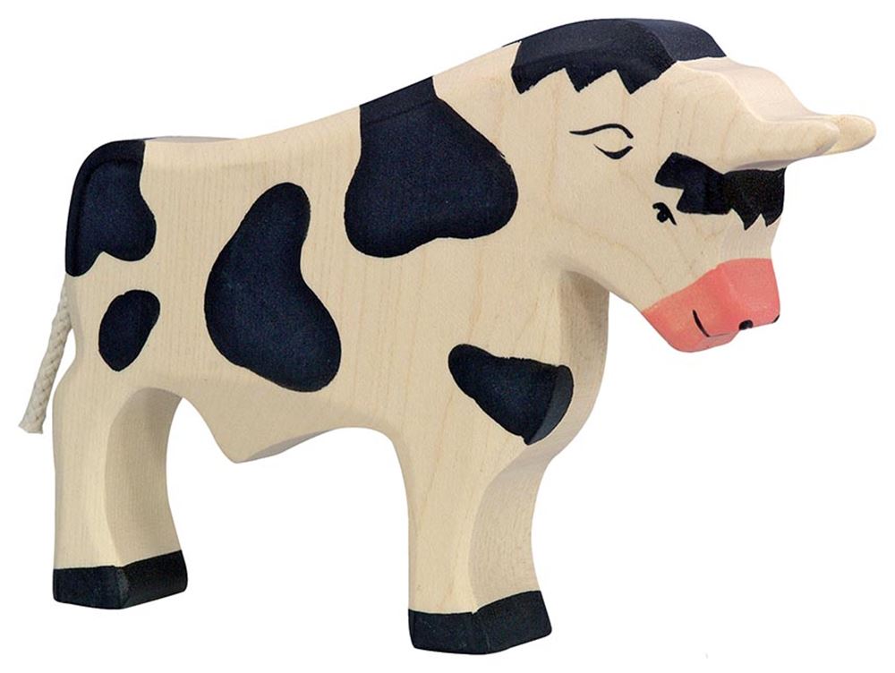 Holztiger tyr, sort. 19 cm.
