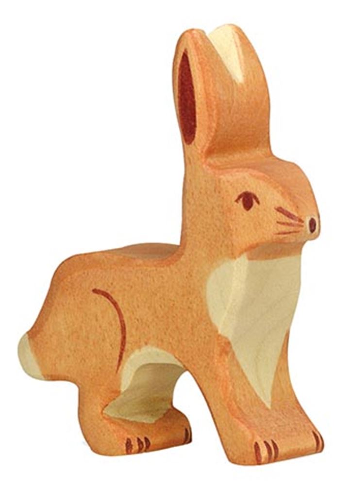 Holztiger hare, oprejste ører. 7,