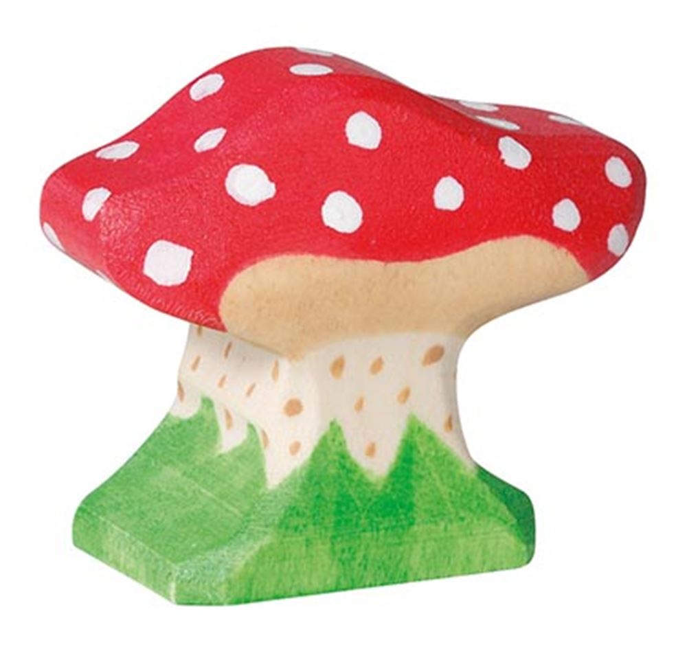 Holztigersvamp, lille. 4 cm.