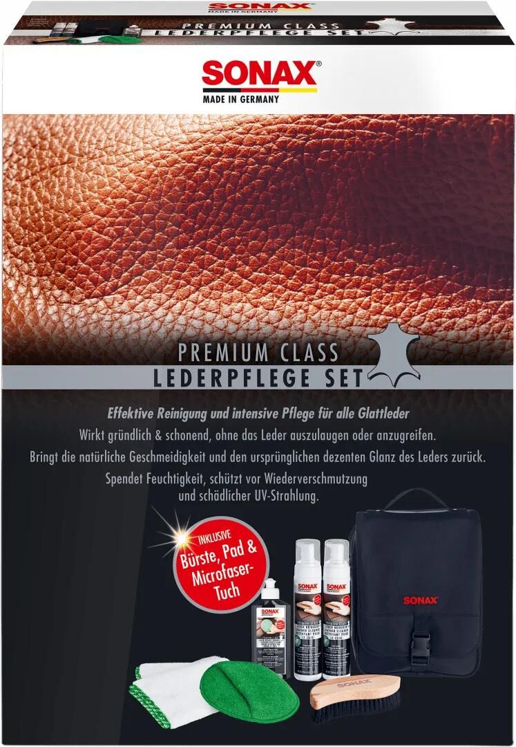 Sonax læderpleje premium klasse led pleje sæt premium klasse