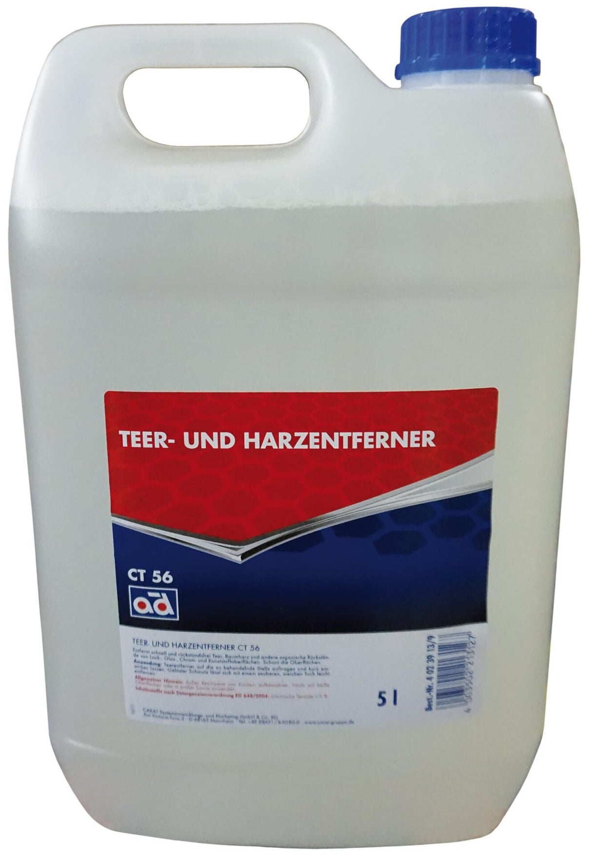 Ad tjærefjerner ct 56 tjære- og harpiksfjerner. 5 l