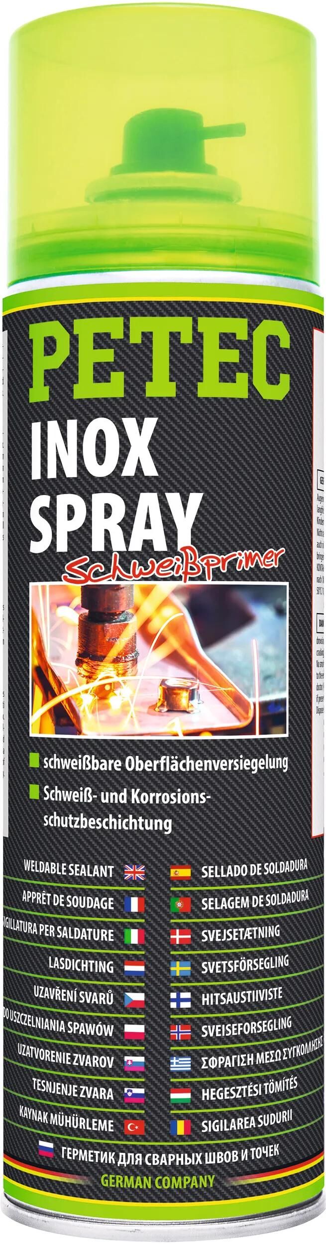 Petec korrosionsbeskyttelse rustfrit stål spray rustfrit stål spray 500 ml