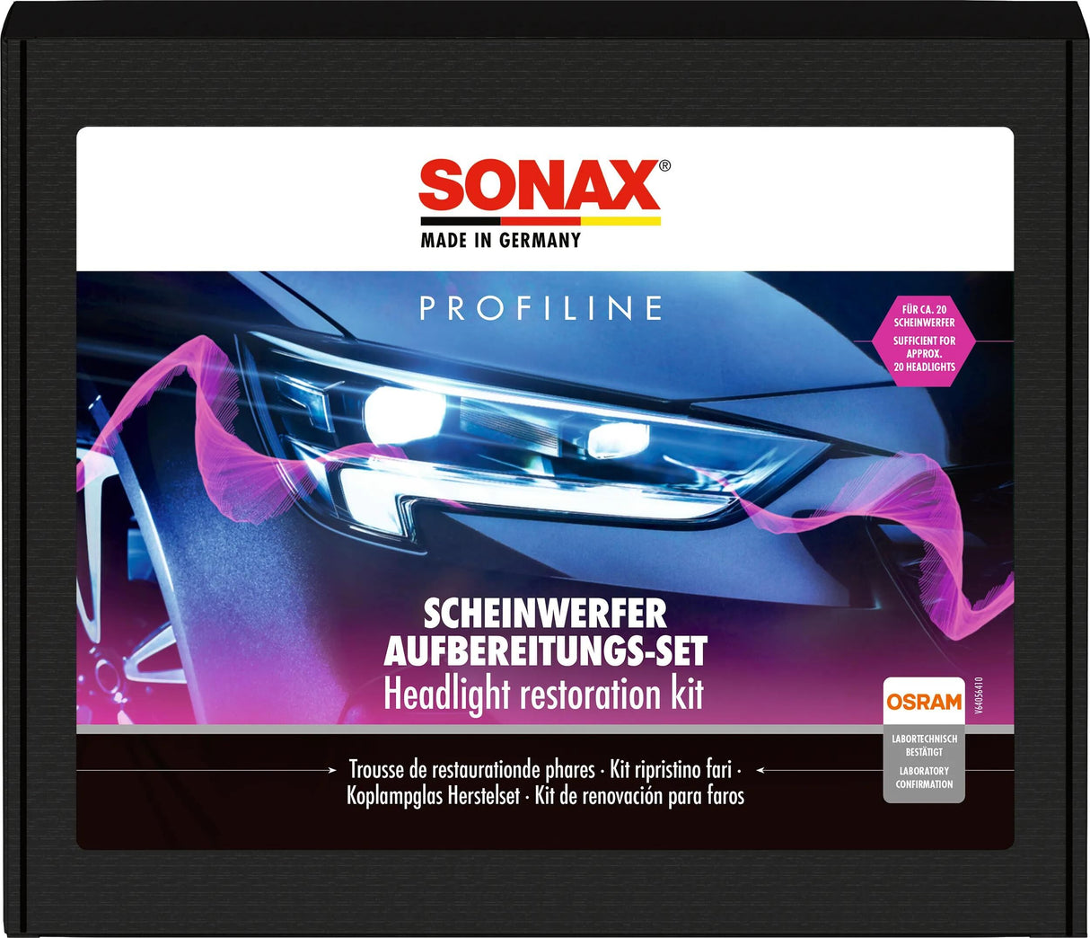 Sonax scheinwerfer klarsynssæt forlygte aufber. sæt
