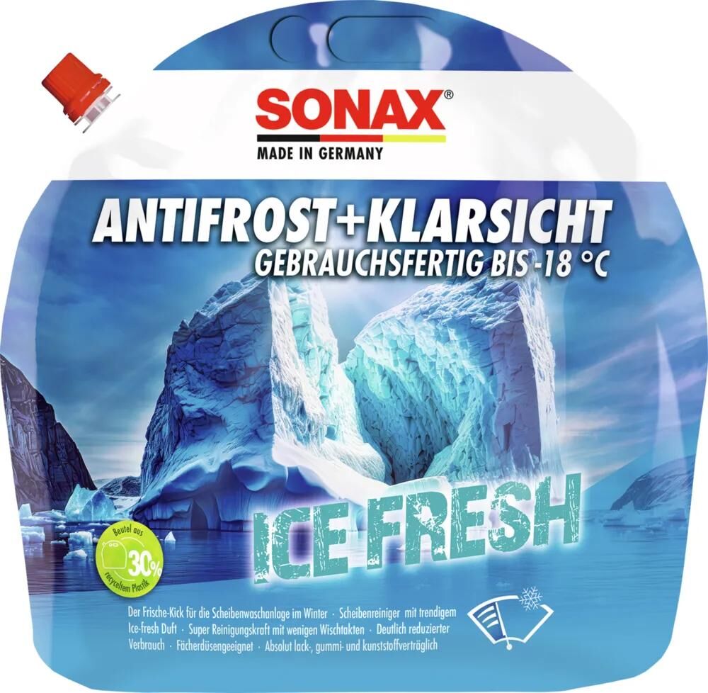 Sonax frostsikring antifrost klar antif.klar 3 l -18c isfrisk
