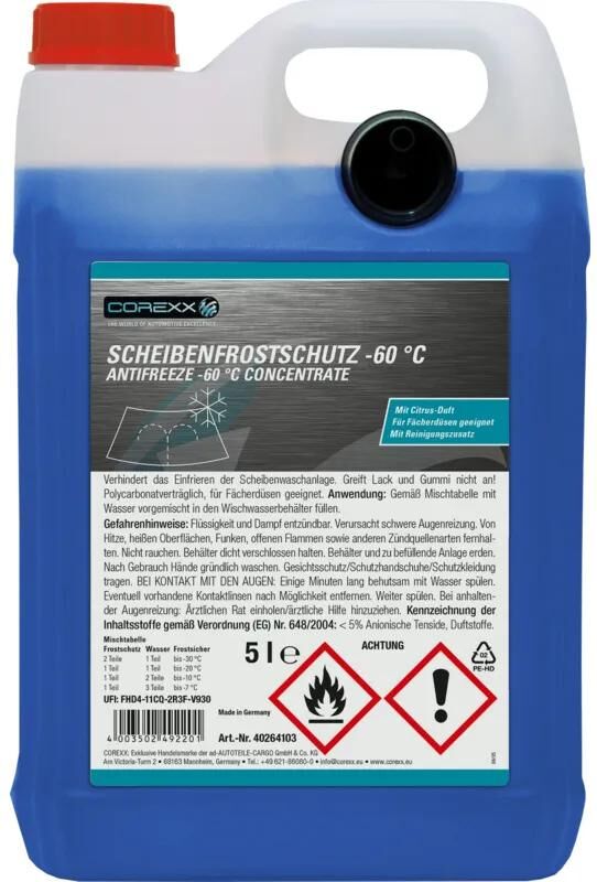 Corexx frostbeskyttelse anti-rust 5 l -60 grader