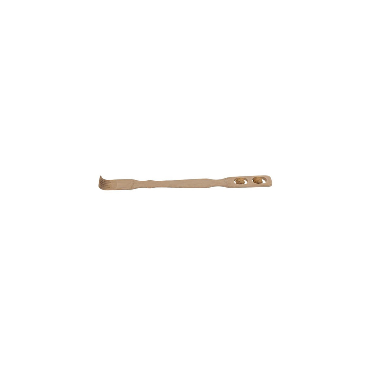Ootb rygskraber med massageruller bambus 46cm