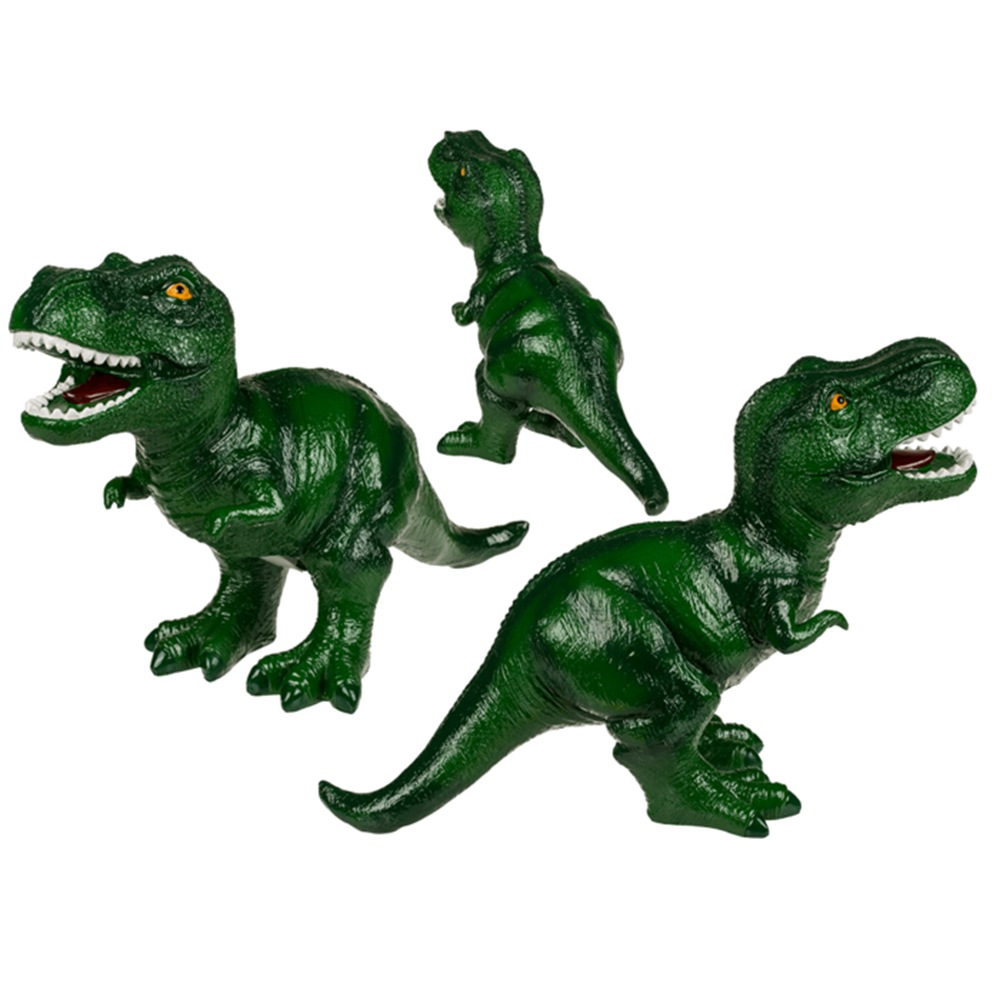 Pengekasse, grøn dinosaur, ca. 22x32 cm