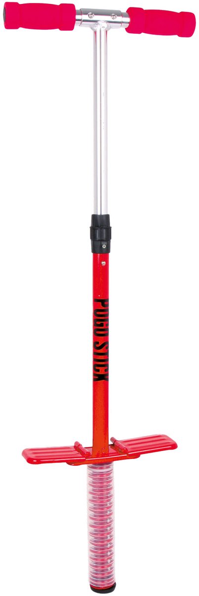 Lille fod - Pogo stick rød