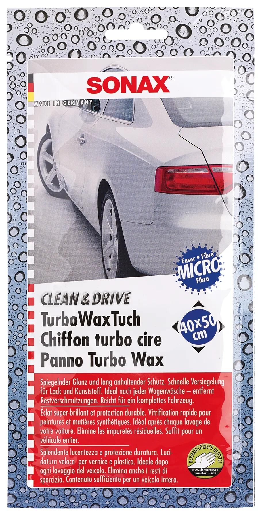 Sonax lackversiegelung clean drive turbowax clean drive klud