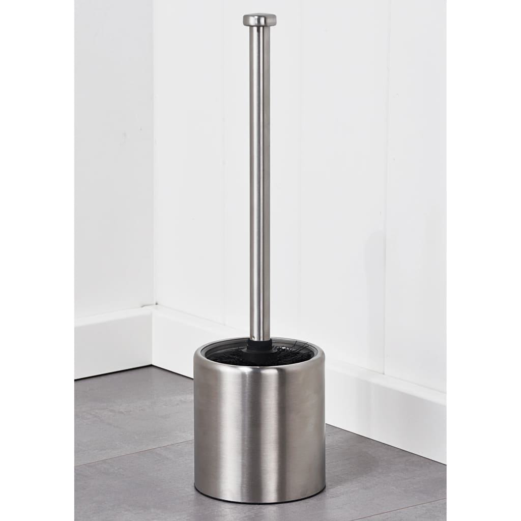 Hej toiletbørste med holder 10 cm rustfrit stål