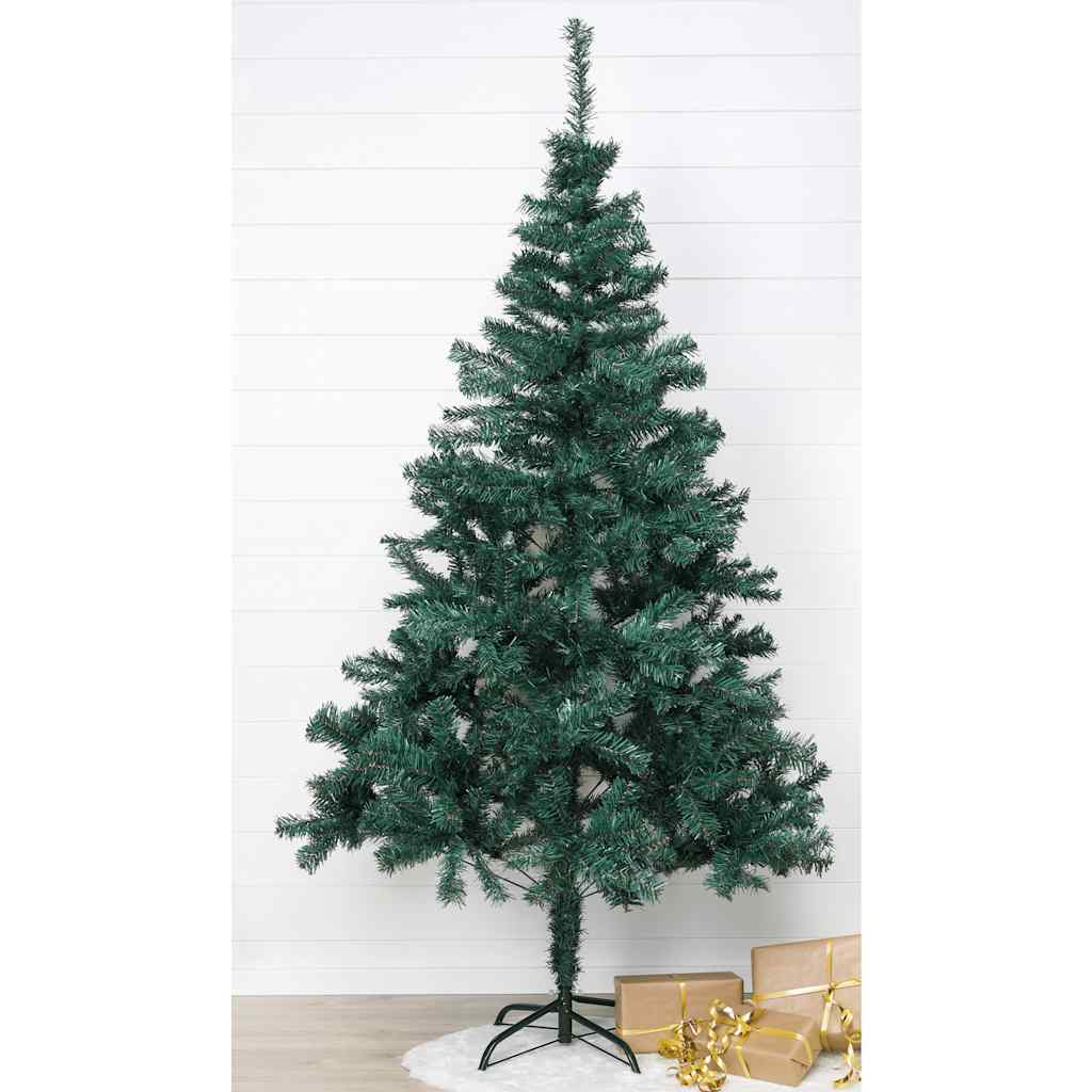 Hej juletræ med metalstandard 180 cm grøn