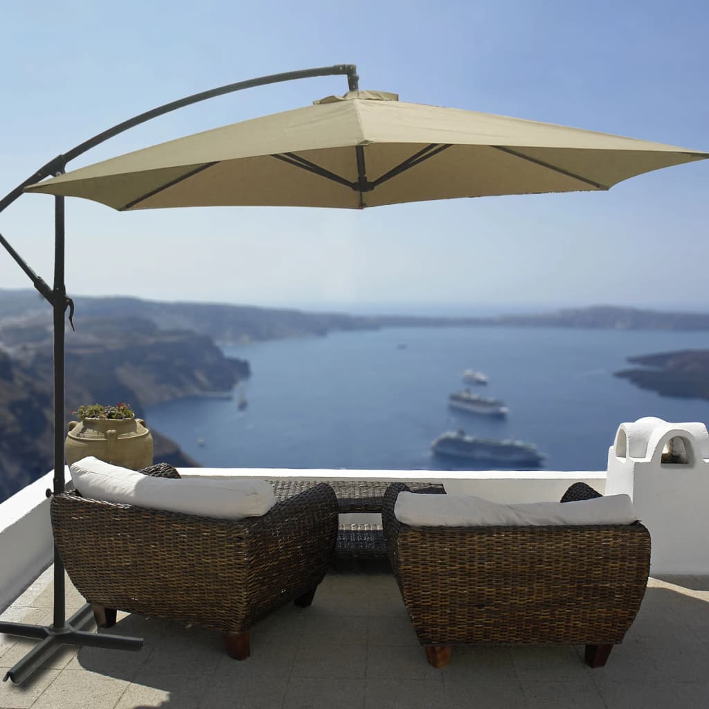 Hej hej flydende parasol UV50+ 3 m beige