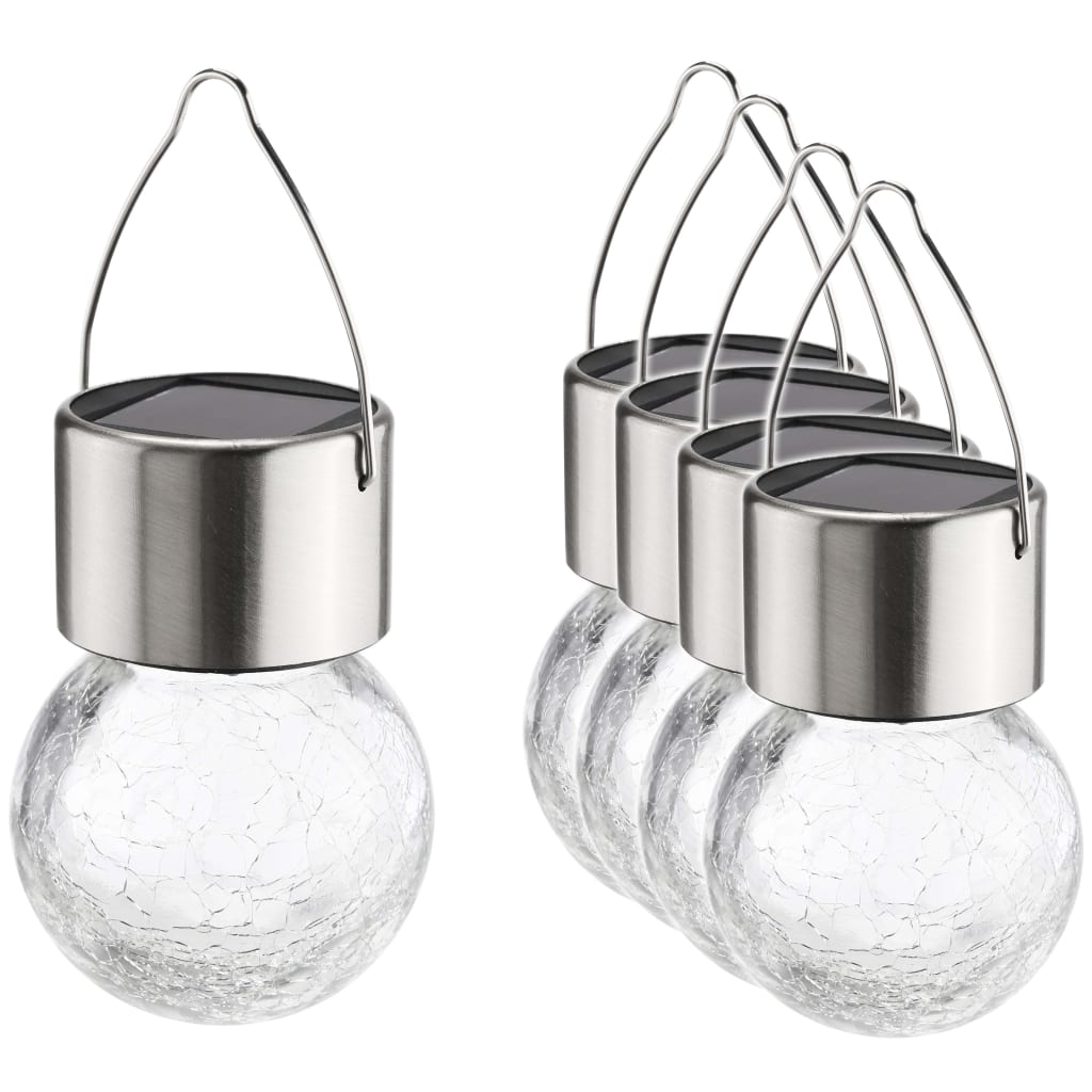 Hej hej Solarhangers førte 5 st Craquele Glass