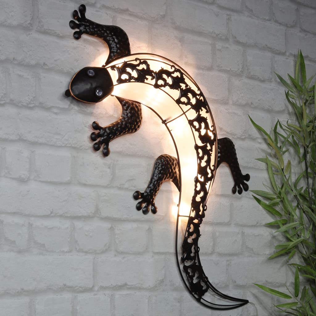 Hej hej haven væglampe gecko ledet